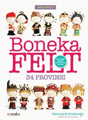 Boneka Felt 34 Provinsi