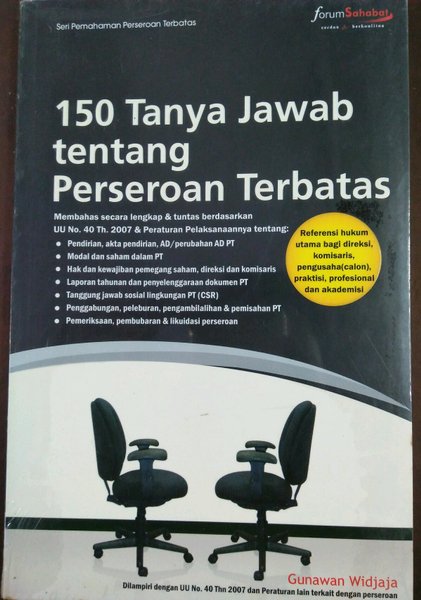 150 Tanya Jawab tentang Perseroan Terbatas