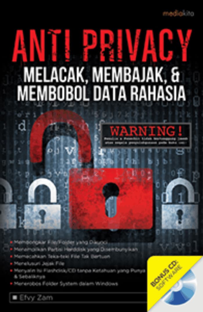 Anti Privacy : melacak, membajak, dan membobol data rahasia