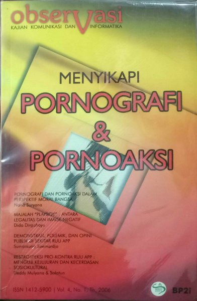 Menyikapi Pornografi & Pornoaksi